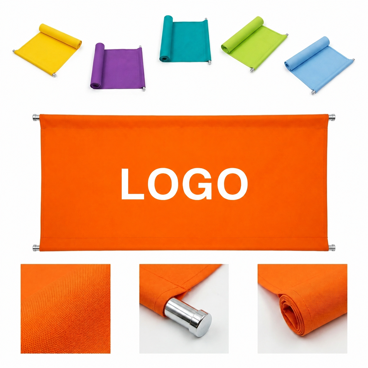 Retractable Handheld Event Banner 9.5
