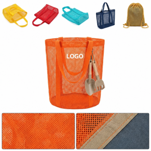 Breathable Sand-Free Mesh Carry Bag with Secure Closure for Outdoor Storage