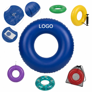 36" Vibrant Inflatable Pool Ring Set - Assorted Solid Colors 3-Pack