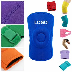 Multi-Color Adjustable Compression Knee Sleeve with Integrated Silicone Padding